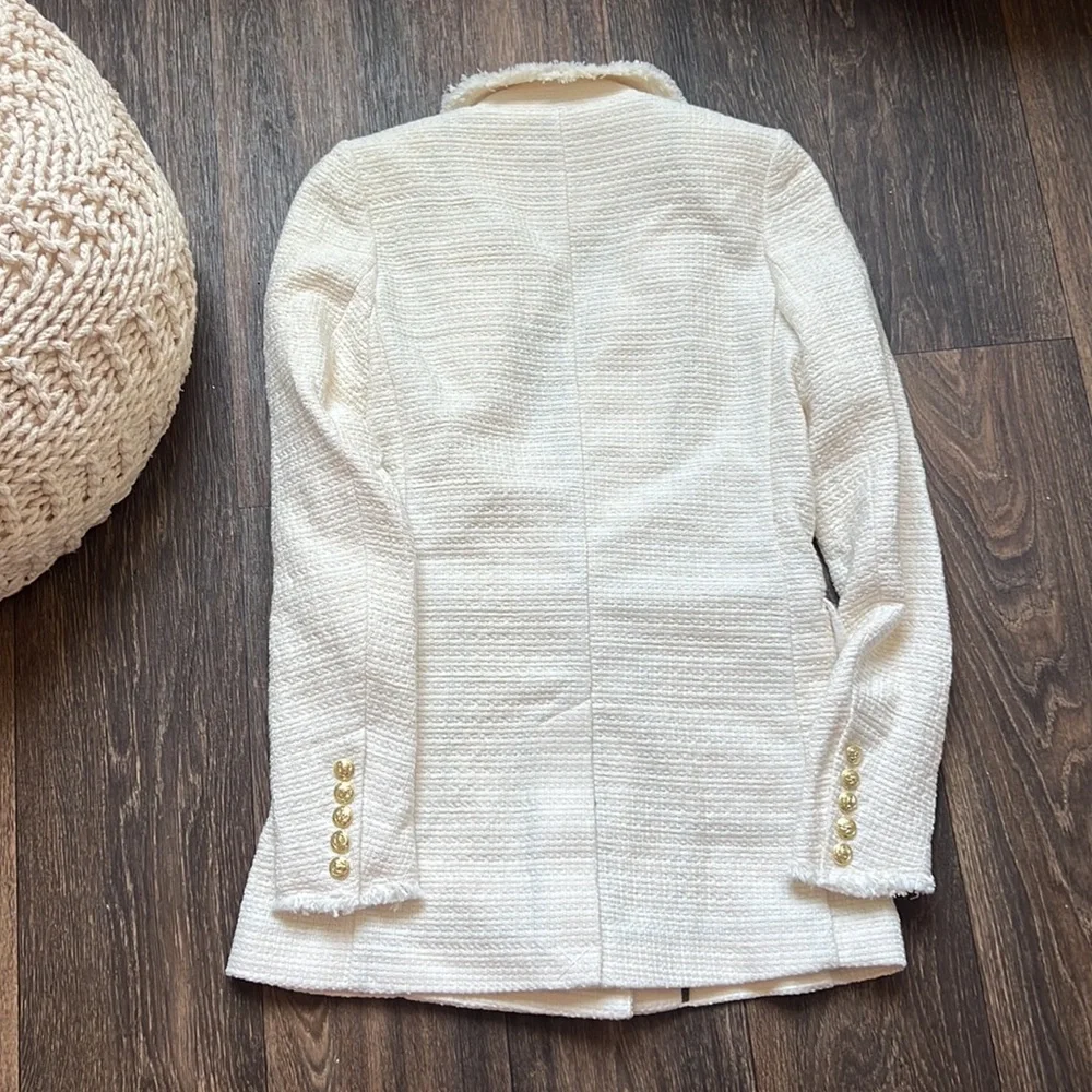 Classic Six Katharine Blazer in Ivory Tweed - Picture 7 of 7
